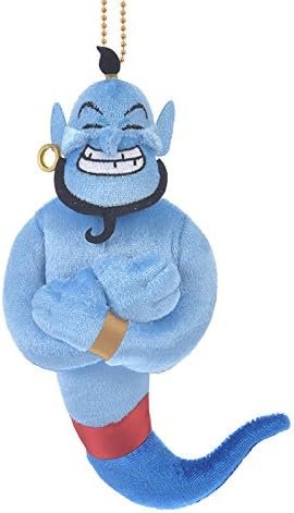 Amazon ディズニーストア 公式 キーホルダー キーチェーン ぬいぐるみ付き ジーニー Aladdin キーホルダー チェーン