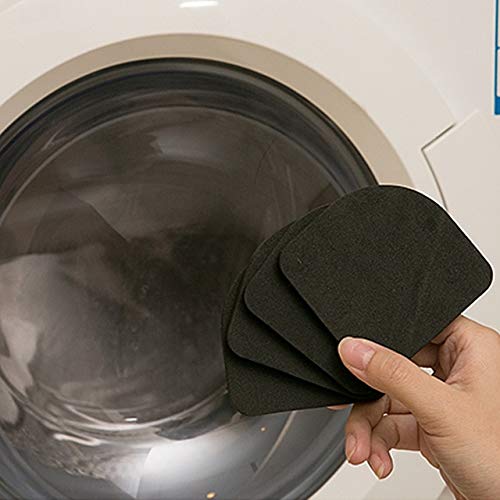 BeesClover New 4pcs Washing Machine Pad Refrigerator Floor Protectors Anti Vibration Furniture Shock Proof Non Slip Feet Tailorable Mat Show