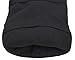 Simplicity Women's Waterproof Outdoors Ski Gloves (01_Black Solid, M)