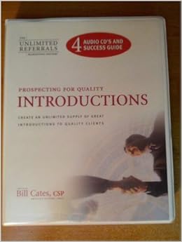The Unlimited Referrals Marketing System Prospecting For Quality Introductions Amazon Com Books