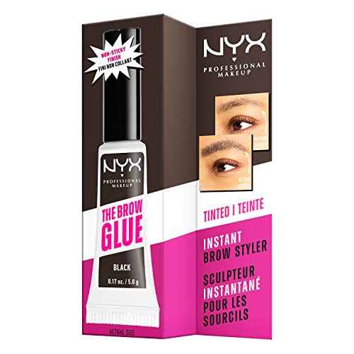 NYX PROFESSIONAL MAKEUP The Brow Glue, Extreme Hold Tinted Eyebrow Gel