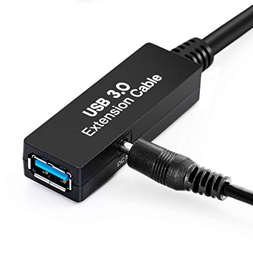 USB 3.0 Active Extension Cable,50Feet 15 Meter USB 3.0 Extender with 5V