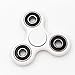 Mizzuco Tri-Spinner Fidget Stress Reducer Ultra Fast Bearings Finger Toy,White/Black