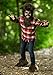 Fierce Werewolf Costume for Kids - Includes Plaid Shirt, Furry Headpiece & Shoe Covers - Classic Halloween Look M