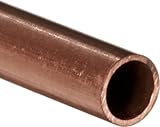 Copper C122 Seamless Round Tubing, 3/32