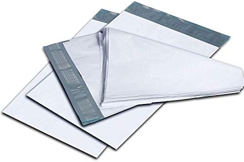 300 Pack #1 6 x 9 Inch Oknuu Packaging Supplies White Poly Mailers Self-Sealing Shipping Envelopes Plastic Mailing Bags 2.5 Mil Thickness 6"x9" PM6X9