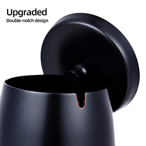 INONE Ashtrays with Lid for Cigarette, Stainless Steel Ashtray for Outdoors, Patio, Yard, Home