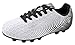 Vizari Unisex-Kid's Stealth FG Soccer Shoe White/Black