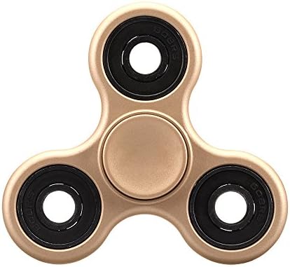 Aminly Fidget Spinner EDC Best Matte Surface Fidget Spinner Toy Stress Reducer,Perfect for ADD,ADHD,Hand Killing Time,Anxiety,Stress and Boredom(Gold)