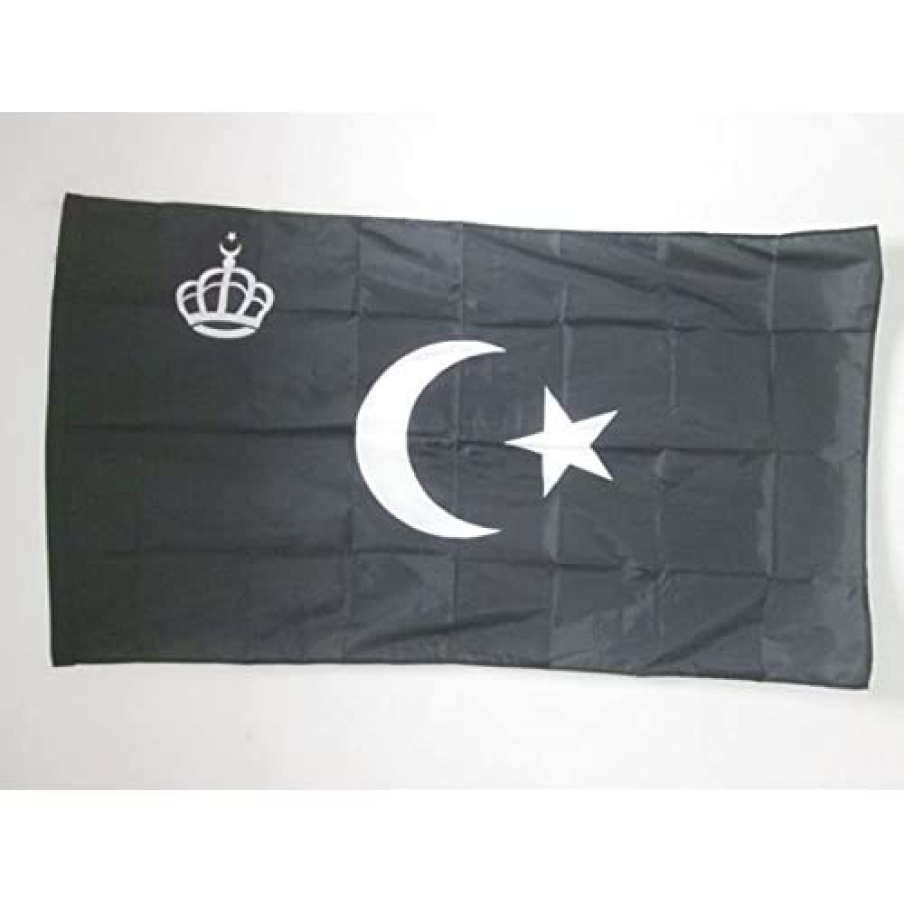AZ FLAG - Royal Standard of Libya 1946-1969 Flag - 3x5 Ft - Libyan Kingdom Banner with Sleeve - 100% Polyester - Fade Resistant - Vivid Colors - 3' x 5' Feet - 150x90 Cm