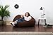 Big Joe Fuf Foam Filled Bean Bag, Large, Espresso Comfort Suede