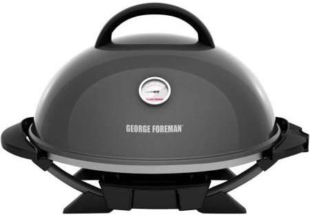 review George Foreman PRO Indoor / Outdoor Grill , 240 Sq In, Ceramic Plates, Temp Gauge,