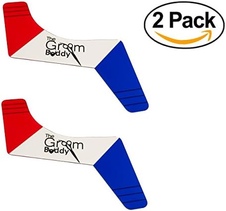 Beard Shaping Tool 2 Pack the Groom Buddy for Men's Facial Hair Hairline Perfect Symmetric Lines and Trims for Men Flexible Tools for a Gentleman's Mustache Goatee Side Burns Neck Line ups