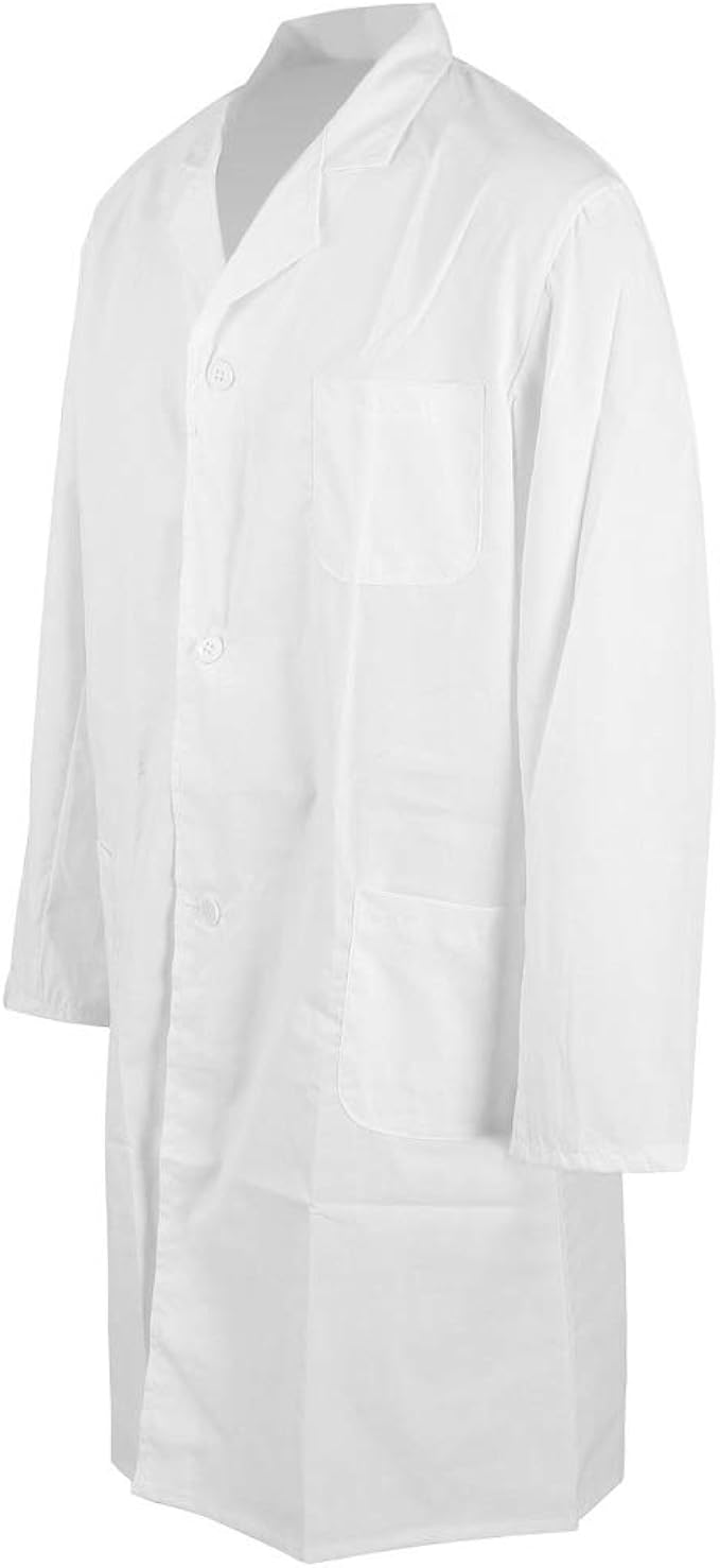MultiWare White Doctors White Coat Unisex Laboratory Coat Four Sizes