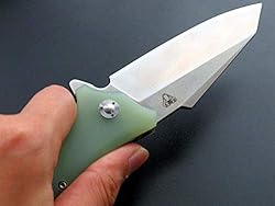 Eafengrow Snake Head G10 Folding Camping Knives Use