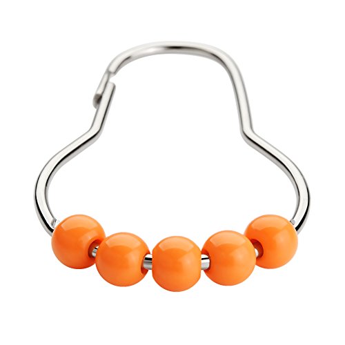 image for Amazer Shower Curtain Hooks Rings, Stainless Steel Rustproof Shower Cu