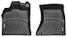 WeatherTech Custom Fit FloorLiners for SQ5, Macan, Q5-1st Row (442301), Black
