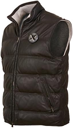 Division Del Norte Centauro Deer Vest Jacket Leather Mens Size L - Dark Brown