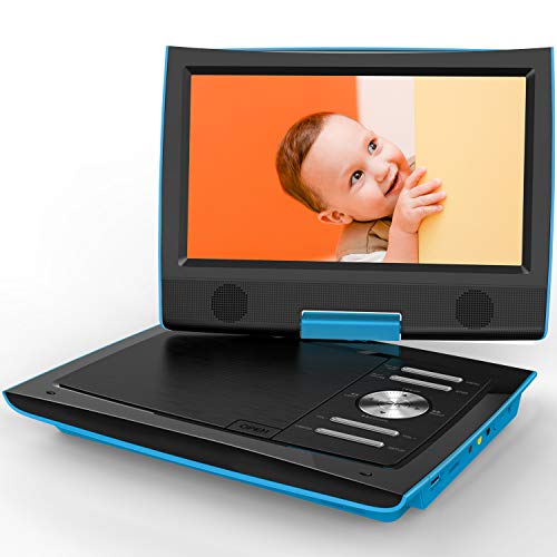 Buy ieGeek 11” Portable DVD Player with 360° Swivel Screen, Dual