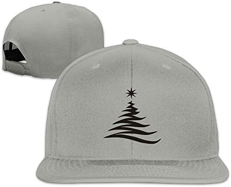Printed Hipster Unisex Baseball Cap Hat Snapback Cap Merry Christmas Tree Star Hip Hop Hat