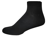 Men's Rayon from Bamboo Low-cut 3PK Sport Socks (Black) sock size 10-13