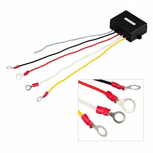 Qiorange 15m 12V 12 Volt Wireless Remote Control Kit for Truck Jeep ATV Winchï¼ŒWith indicator light