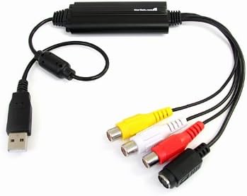 StarTech SVID2USB23 USB S-Video and Composite Audio Video Capture Cable with TWAIN