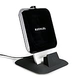 BEZALEL All-New 2017 Futura X Qi Wireless Charging Charger Pad + Aluminum Stand for All Qi-enabled Smartphone: Samsung Galaxy S7, S6 Active, S6 Edge, S6 Edge+, Note 5 / Nexus 4, 5, 7 - Black