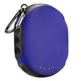 Dostyle 8000mAh External Battery Power Bank, Portable Charger Backup Pack with LED Light & Compass for Smartphones Tablet and More (Blue)