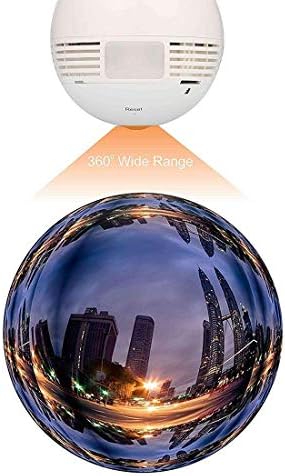 ZAAMBUTECH WiFi IP 1.3mp Bulb Camera for Home,Office,Shop & Warehouse. Remote Monitoring Through WiFi.