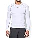 Under Armour Men's UA HeatGear® Armour Long Sleeve Compression Shirt XXL White