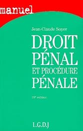Droit pénal et procédure pénale