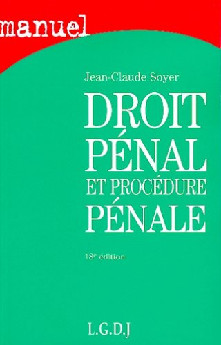 Droit pénal et procédure pénale