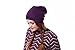 Grace Eleyae GE Sleep Cap | Slap Silky Sleeping Stylish Beanie Hat Premium Quality Head Cover for Curly Hair Women Soft & Smooth Sleep Caps (Purple)