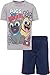 Disney Puppy Dog Pals Bingo Rolly Toddler Boys Athletic Graphic T-Shirt Mesh Shorts Set Gray 2T