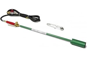 Weed Dragon VT2-23SVC Vapor Torch Kit with Squeeze Valve and Adjustable Pilot, 100,000 BTU Propane Torch, Made in USA for Spot Weeding, Landscaping, Ice Removal, Driveway and Farm Use, 10 ft Hose