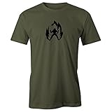 Grab A Smile Super Saiyan God Goku Dragon Ball Z Adult Short Sleeve Cotton T-Shirt, Olive L
