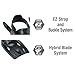 TUSA Sport Long Blade Snorkel Fins, Large, Black (UF-21-BK-L)