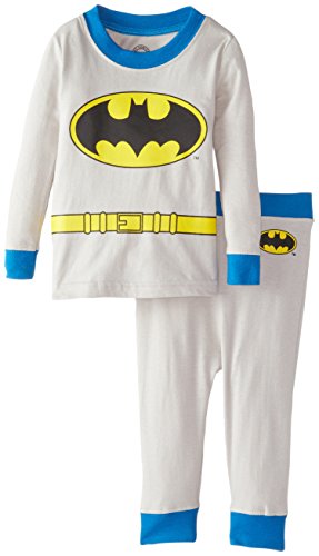 DC Comics Baby Boys' Batman Grey 2 Piece Cotton Infant