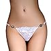 SS Queen Women Sexy Lace Sheer G-String Rhinestone Underwear Panties (set4)