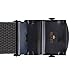REXZO Canvas Military Style Belt with Black Buckle - Black
