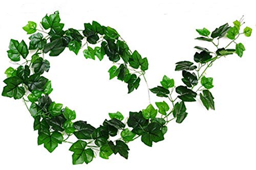 KERUIDENG Reptile Plants - Vines for Reptiles Terrarium- Amphibian Habitat Plants -6.8ft - Thumbnail 5