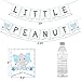 Blue Little Peanut Banner Blue Elephant Baby Shower Baby Boy Welcome Baby Banner Elephant Party Supplies Decorations