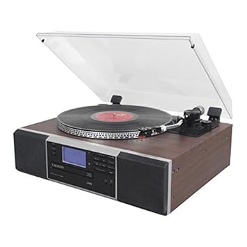 Lauson CL Tocadiscos Stereo bluetooth función encoding CD radio FM USB mp