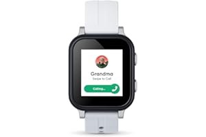 Gabb Watch 3e - GPS Tracker for Kids, Digital Smart Watch, No Social Media or Internet, Fees Required (Silver)