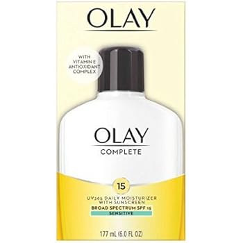OLAY Complete UV Daily Moisturizer SPF 15, Sensitive Skin 6 oz