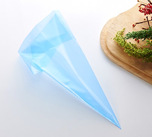 Blue Piping Bags 16-Inch 50 Pack Pastry Bags Icing Bags Frosting Bags Disposable Piping Bags Disposable Pastry Bags Disposable Icing Bags 16 inch Icing Bags 16 Inch Piping Bags 16 inch Pastry Bags