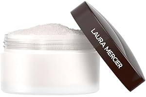 Laura Mercier Secret Brightening Under-Eye Loose Setting Powder, Peach + Pink Pigments to Brighten the Under Eye, Color Correct Discoloration, Sets & Extends Concealer, 6 Shades for All Skin Tones