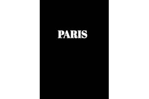 Paris: Hardcover Black Decorative Book for Decorating Shelves, Coffee Tables, Home Decor, Stylish World Fashion Cities Design