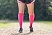 Run Forever Compression Socks for Men & Women 20-30mmHg Medical Grade Graduated Stockings (Pink, XL)